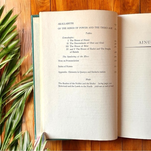 VINTAGE 1977 First American Edition — The Silmarillion by J.R.R. Tolkien - Picture 9 of 13